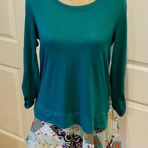 Anthropologie Peplum Swing Top (Size Medium)